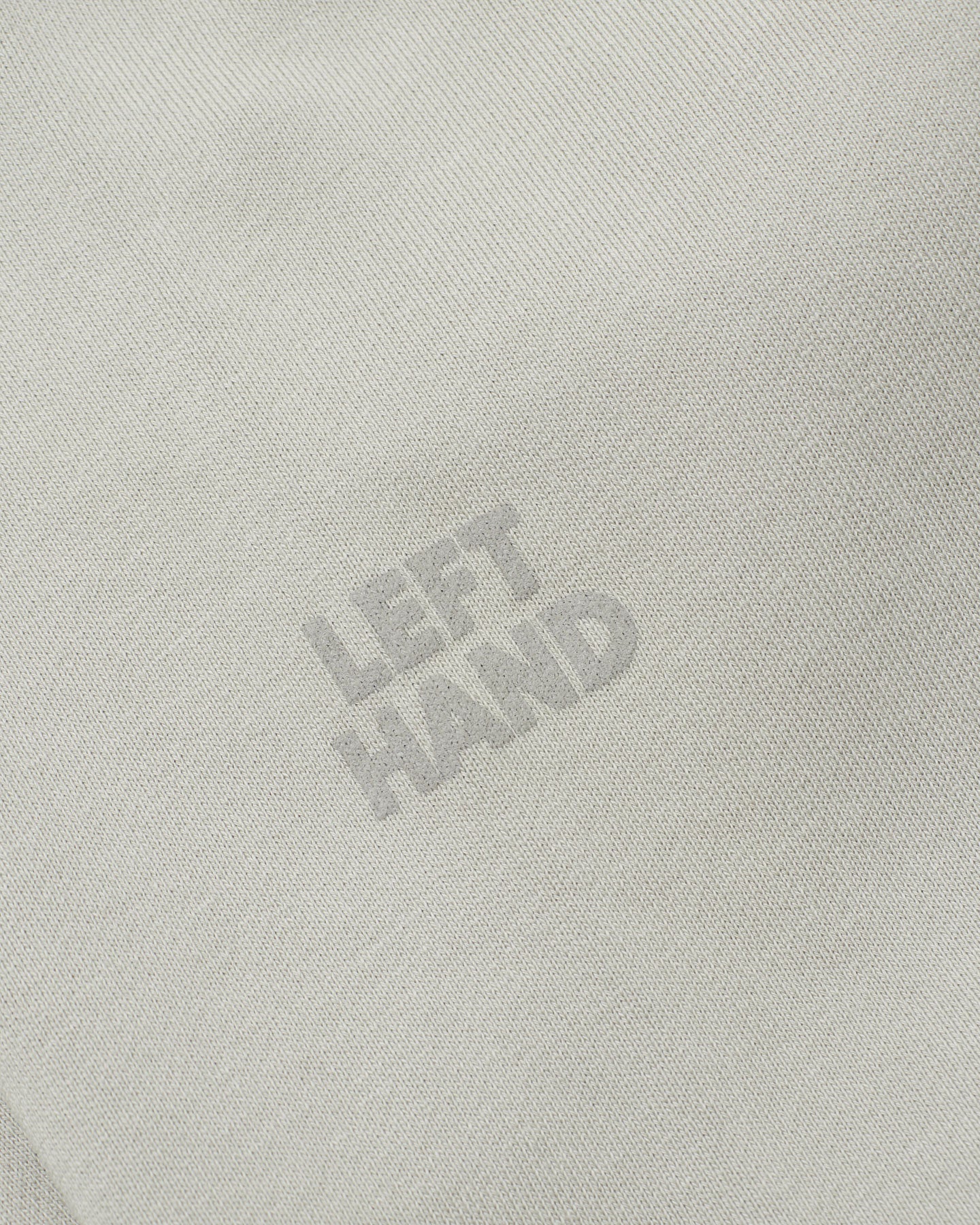 Left Hand Half Zip Sweat Stone