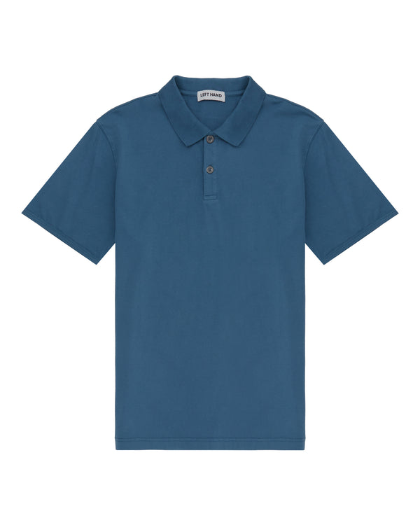 Left Hand Polo Shirt mid Blue