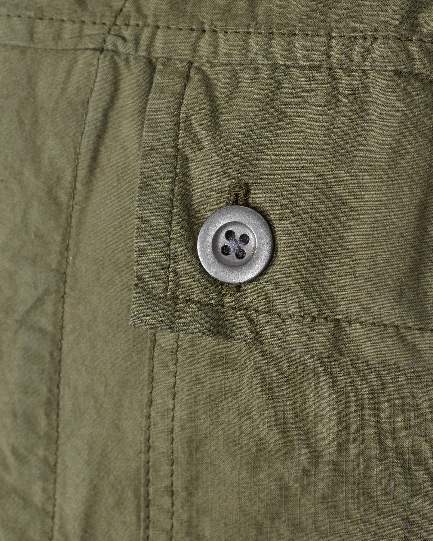 Left Hand Button Pocket Shirt Olive