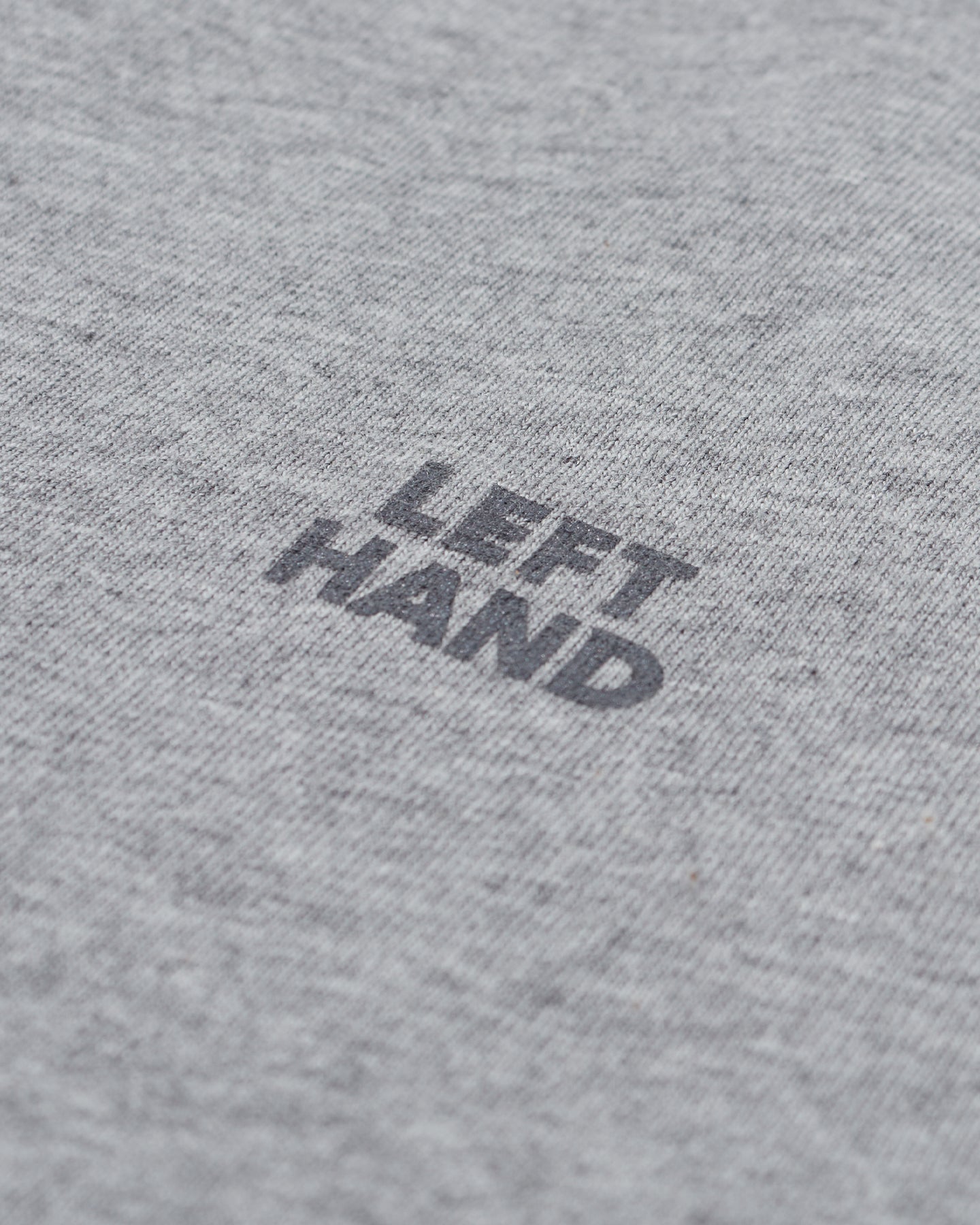Left Hand Core Tee Grey Marl Light Grey
