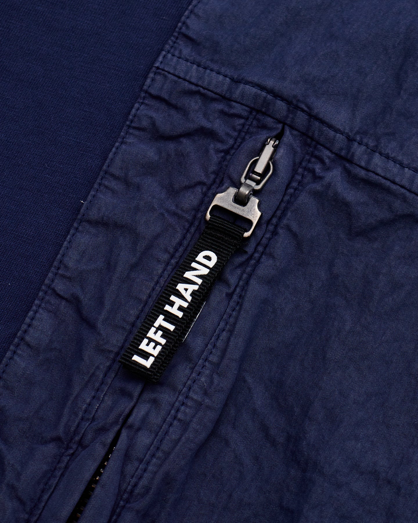Left Hand L/S Patch Pocket Tee Navy