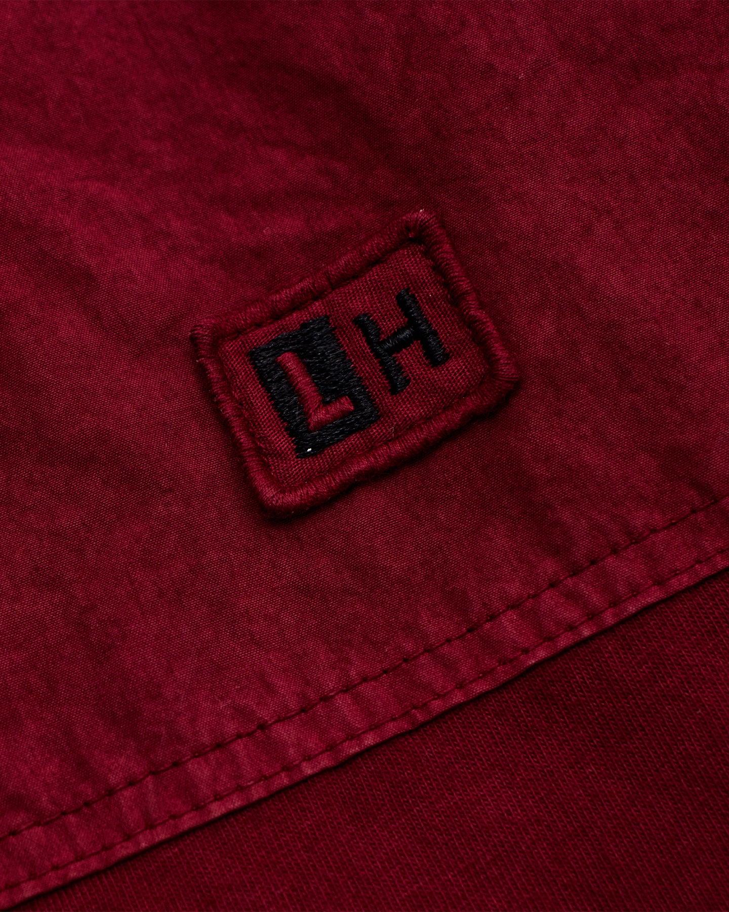 Left Hand L/S Pocket Tee Burgundy