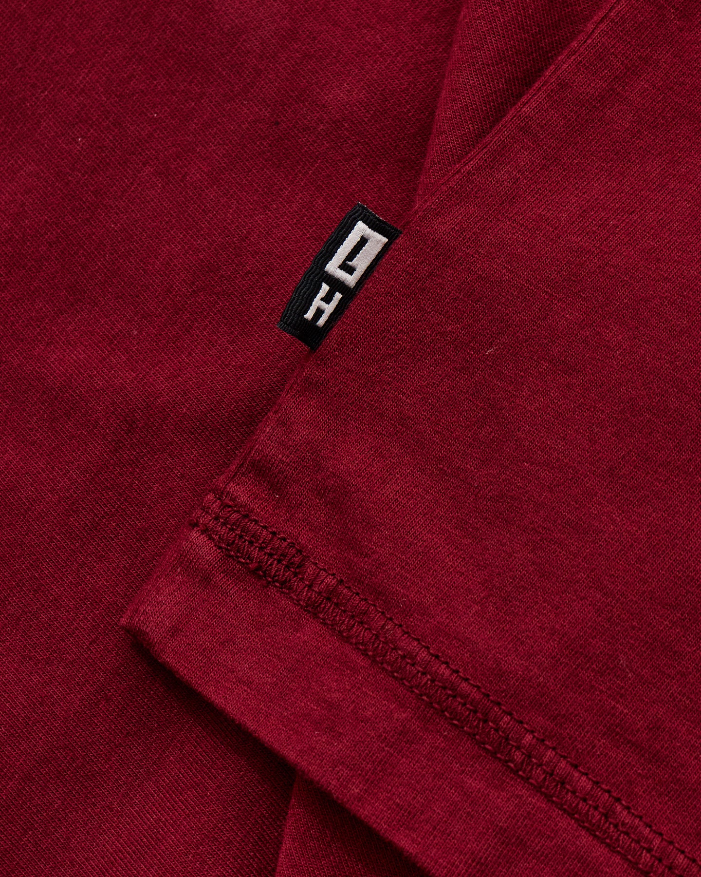 Left Hand L/S Pocket Tee Burgundy
