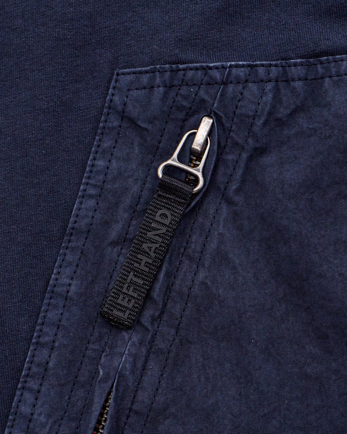 Left Hand L/S Pocket Tee Navy