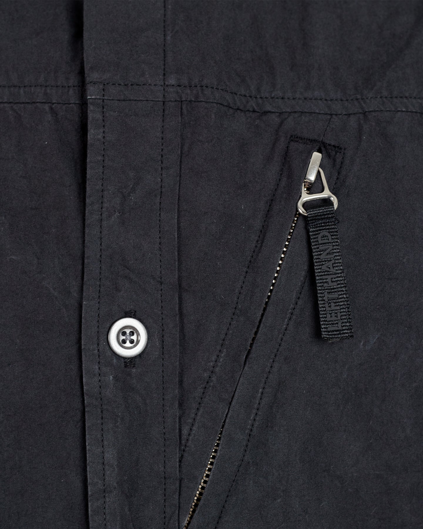 Left Hand Zip Pocket Shirt Black