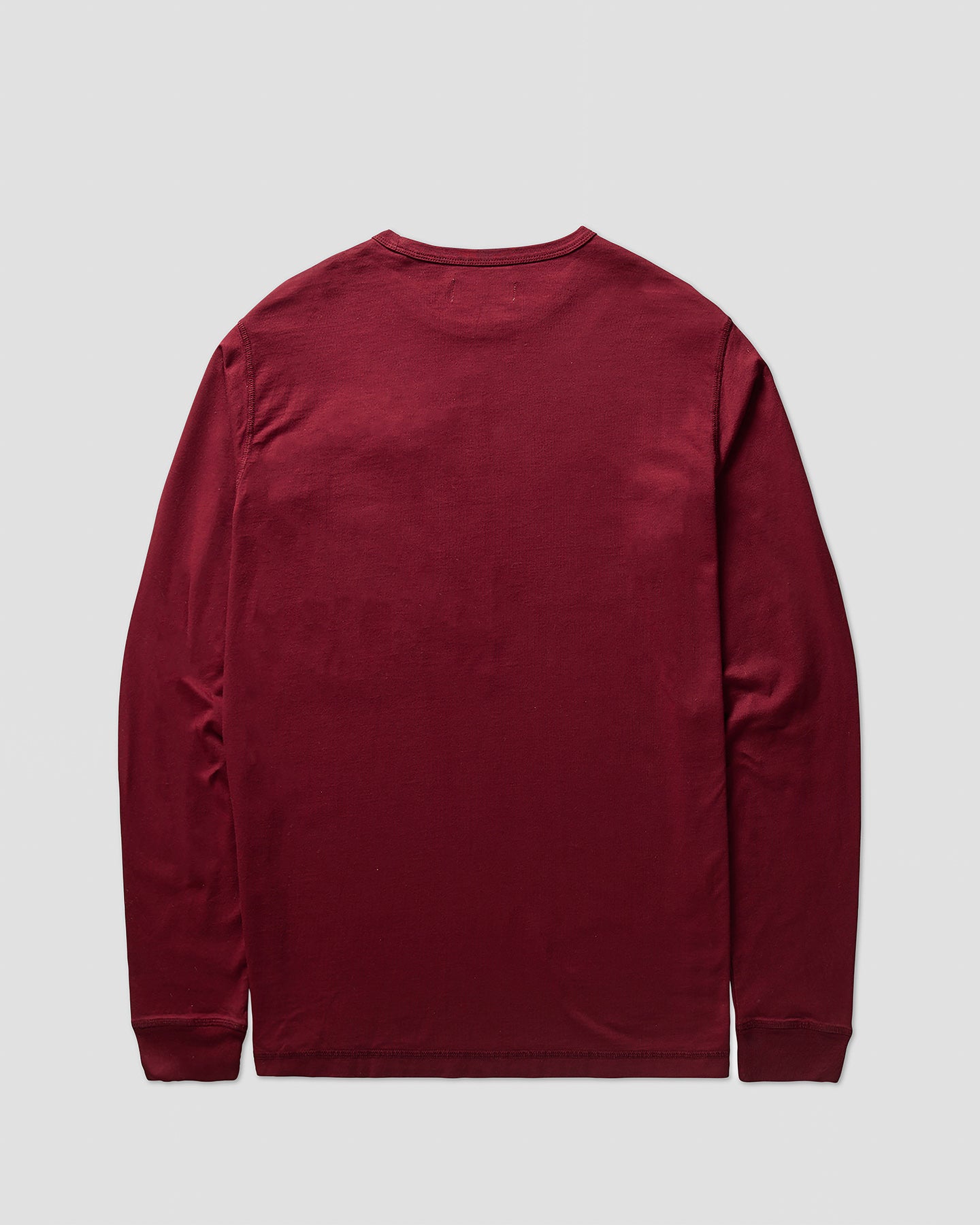 Left Hand L/S Pocket Tee Burgundy