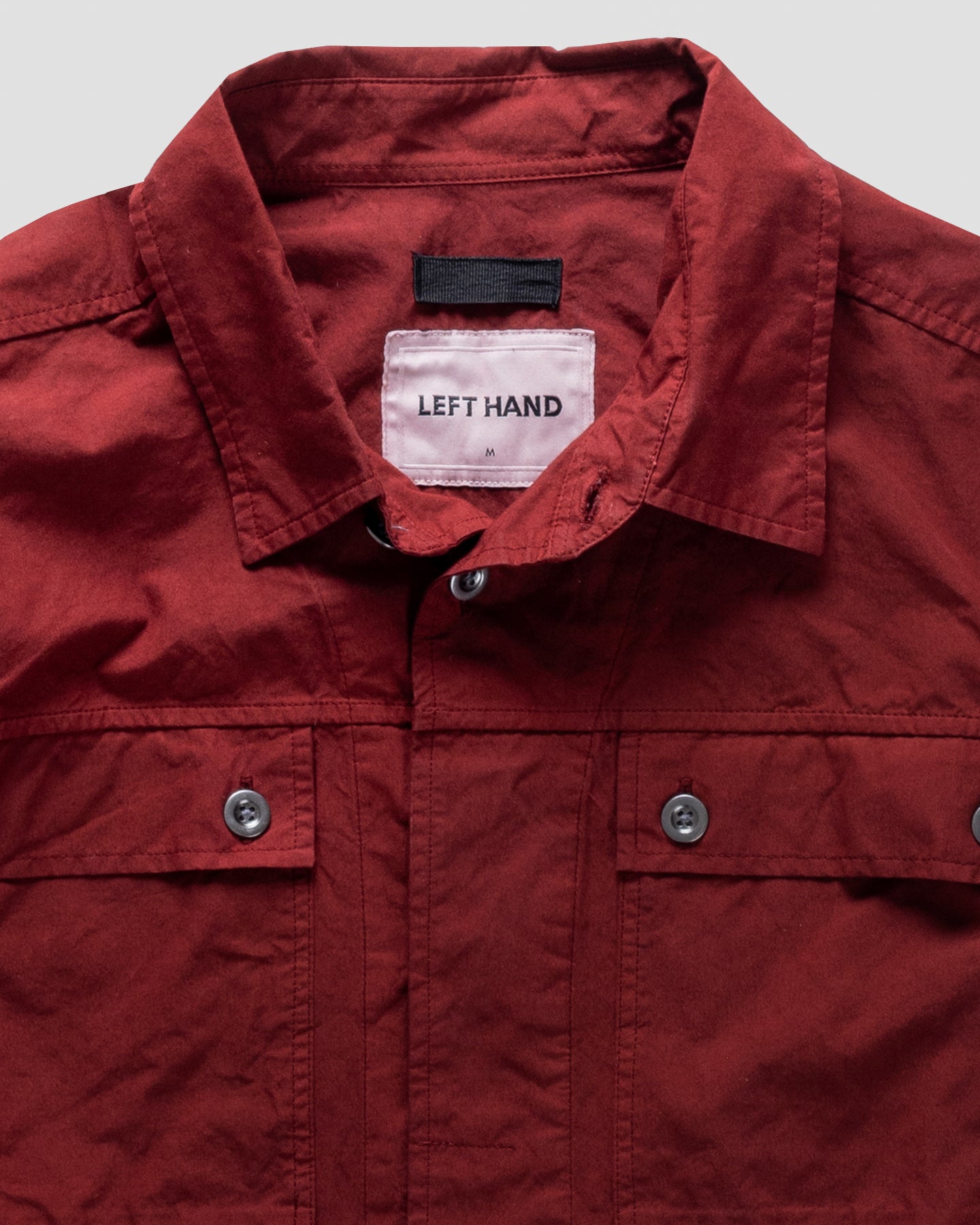 Left Hand Twin Pocket Shirt Burgundy
