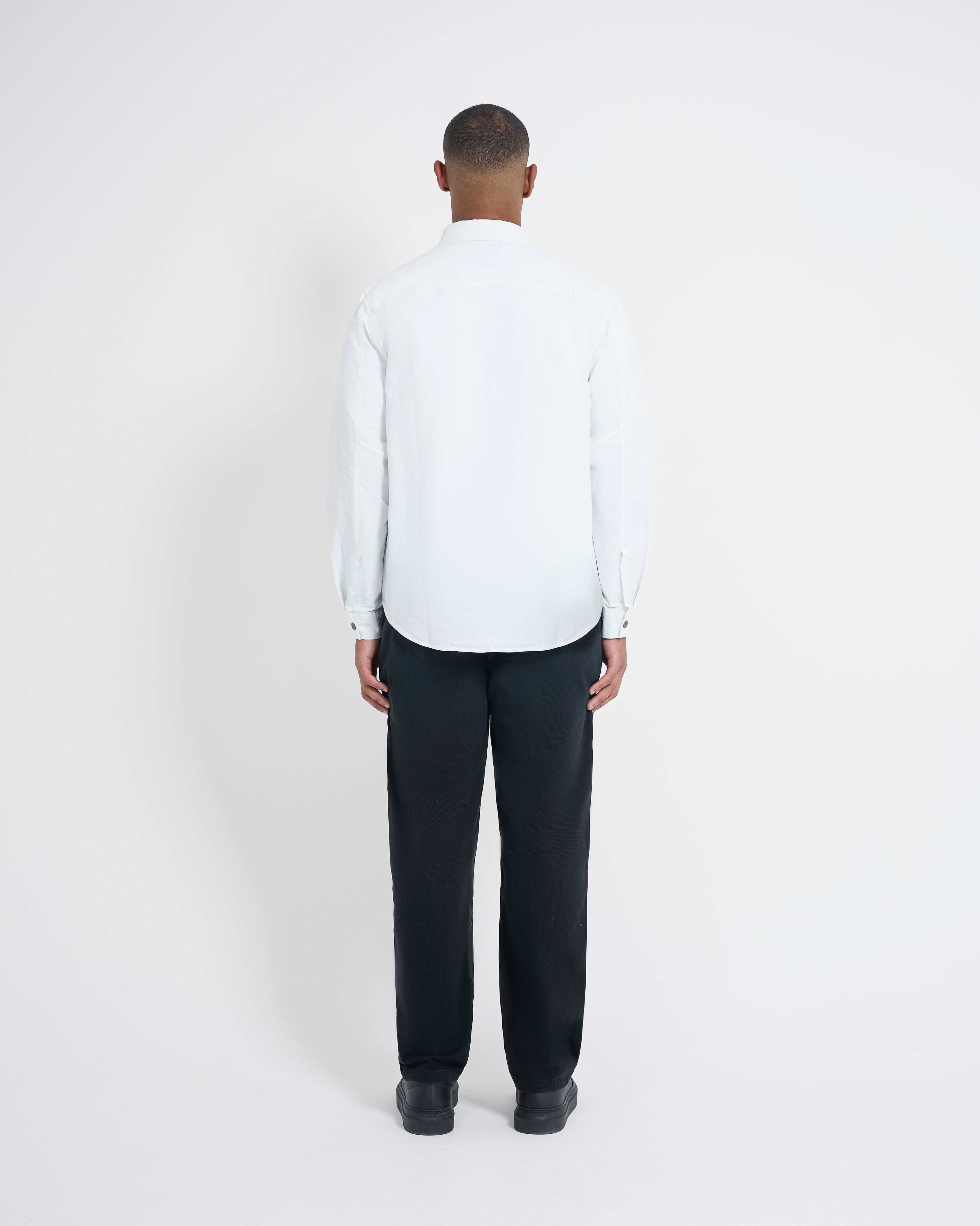 Left Hand Zip Pocket Shirt Off White