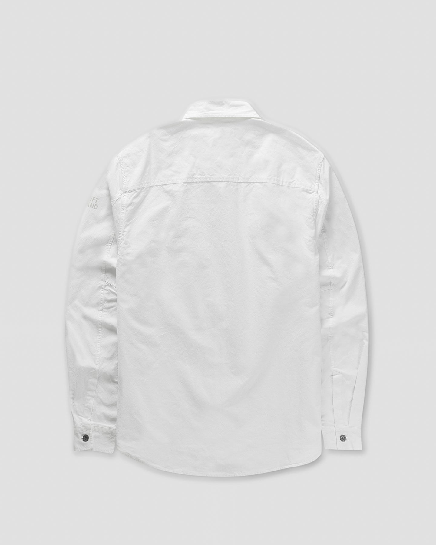 Left Hand Zip Pocket Shirt Off White