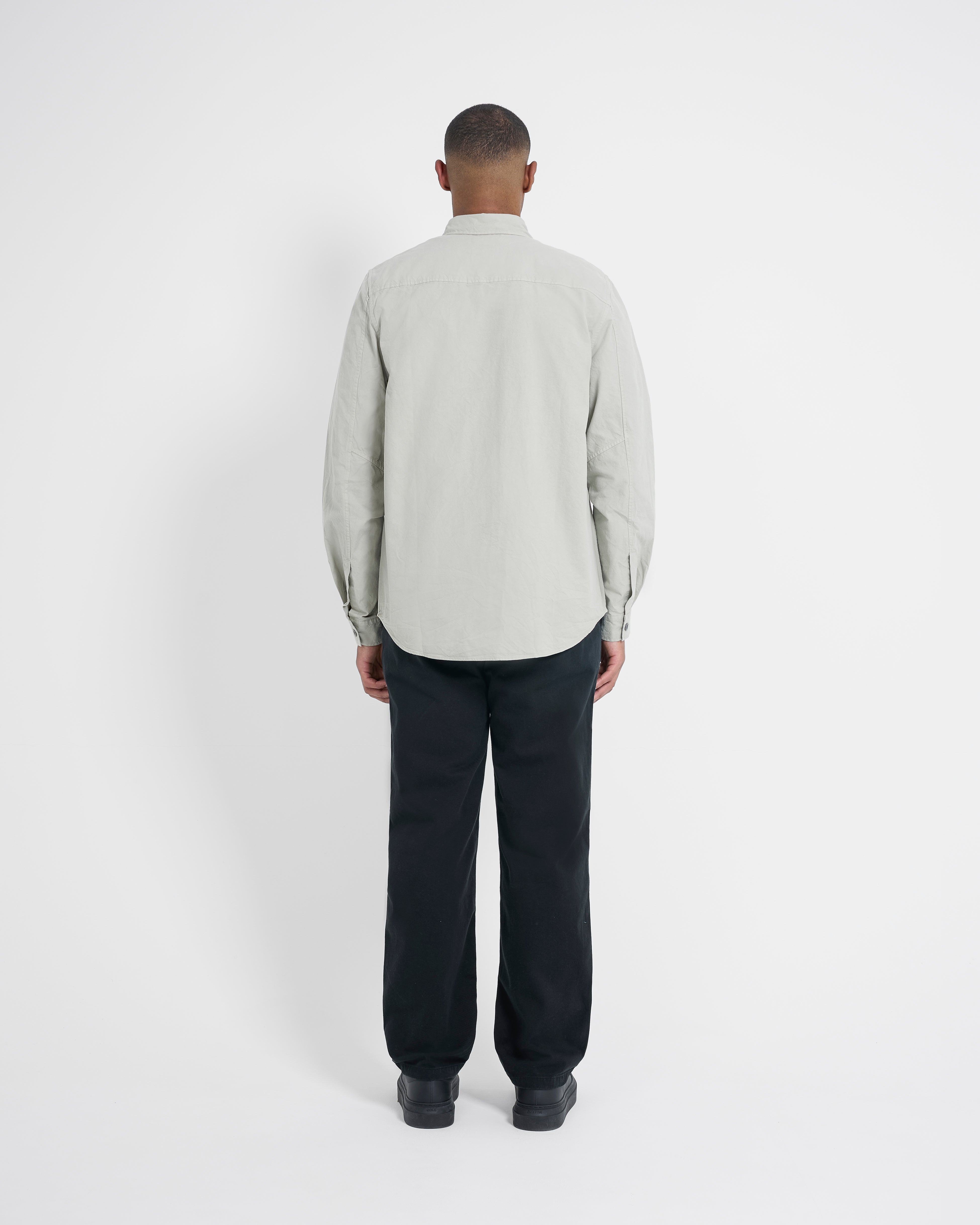 Left Hand Zip Pocket Shirt Stone