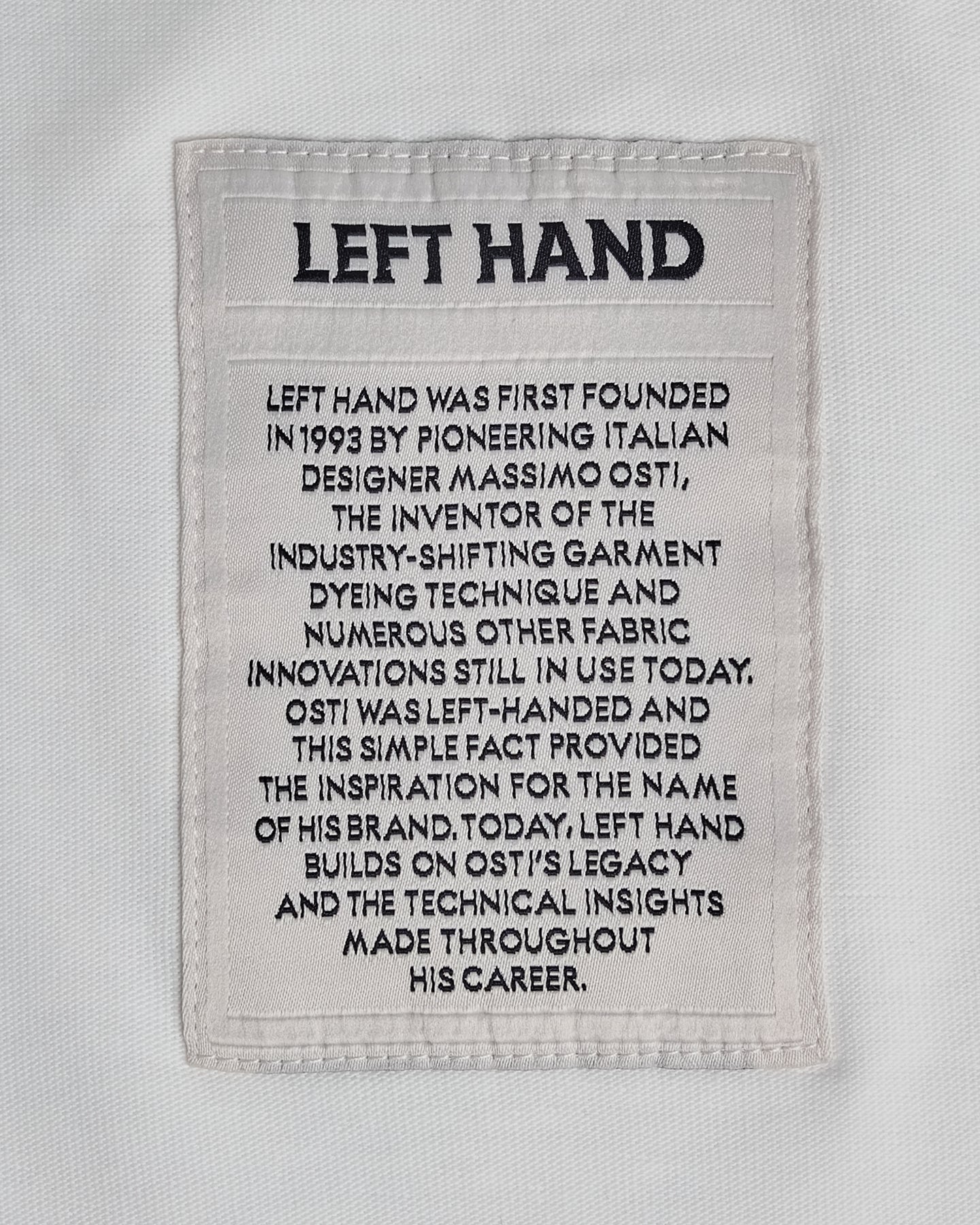 Left Hand Portofino Core T-Shirt White Left Hand