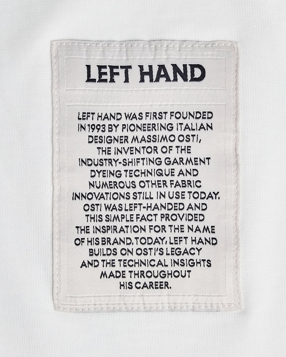 Left Hand x JLH Fragment Layer T-Shirt White Left Hand