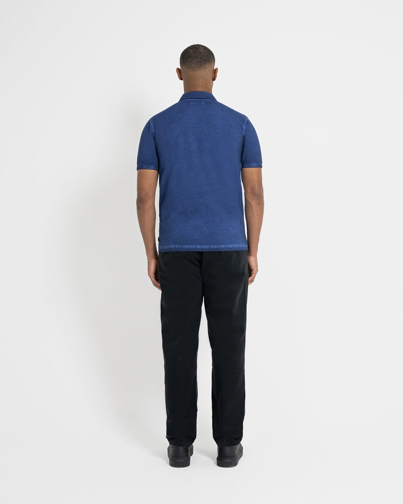 Left Hand Cold Dye Polo Navy