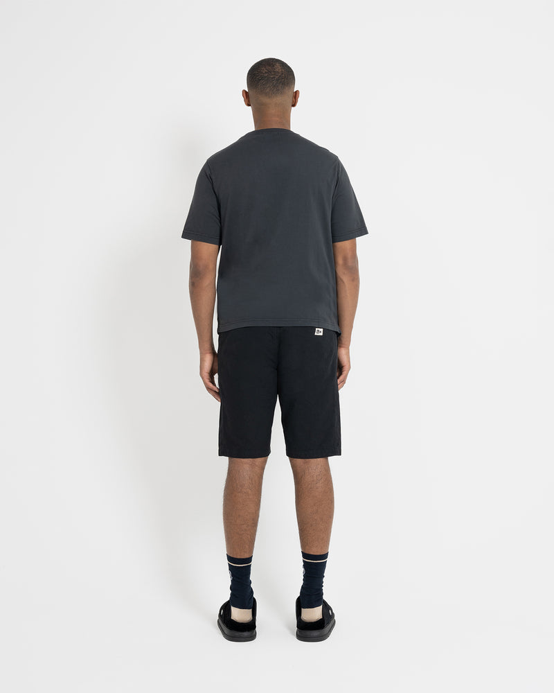 Left Hand Distressed Graphic Tee Black