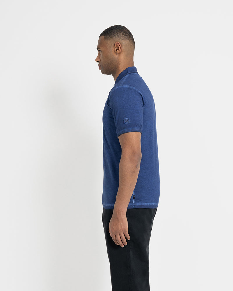 Left Hand Cold Dye Polo Navy