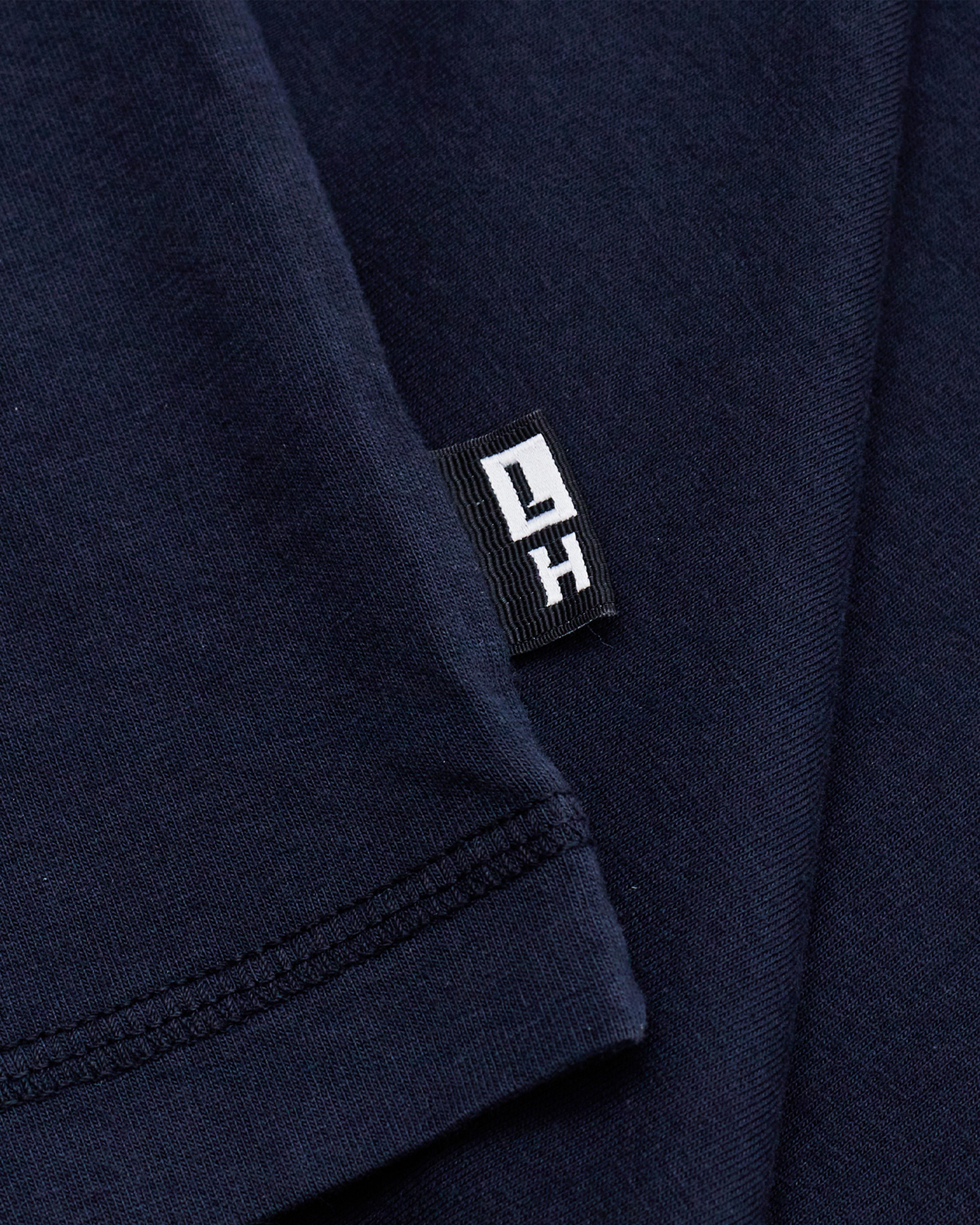 Left Hand Contrast Panel Tee Navy