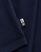 Left Hand Contrast Panel Tee Navy