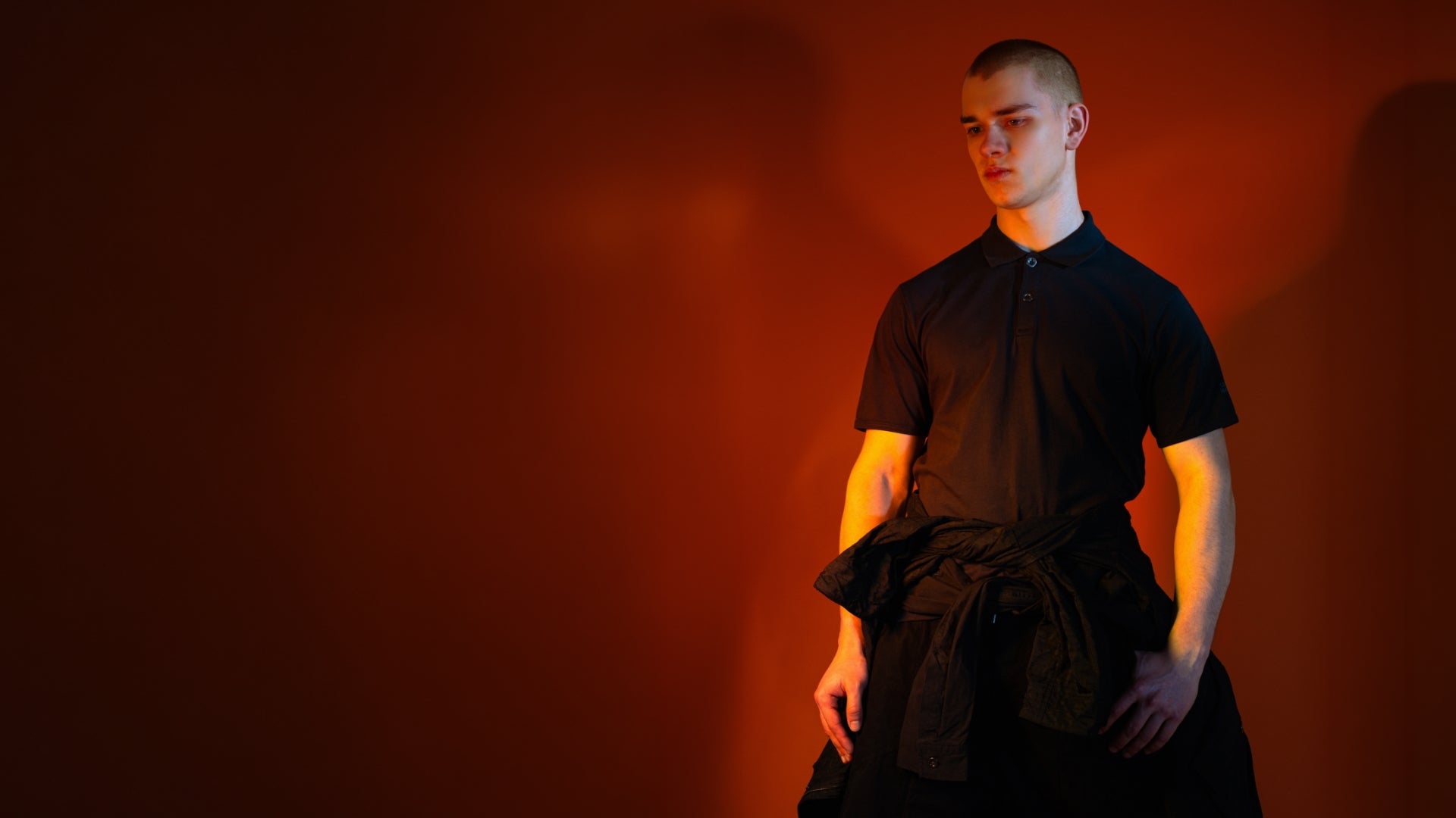 LEFT HAND POLO SHIRT BLACK