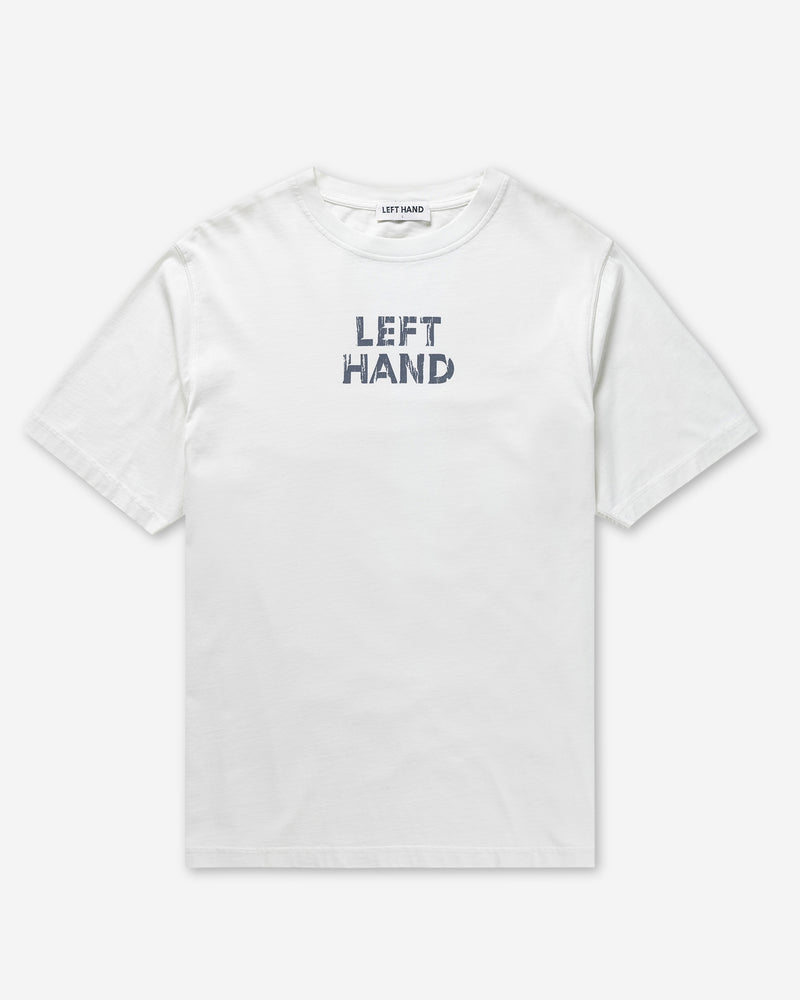 Distressed Graphic Tee - Off White