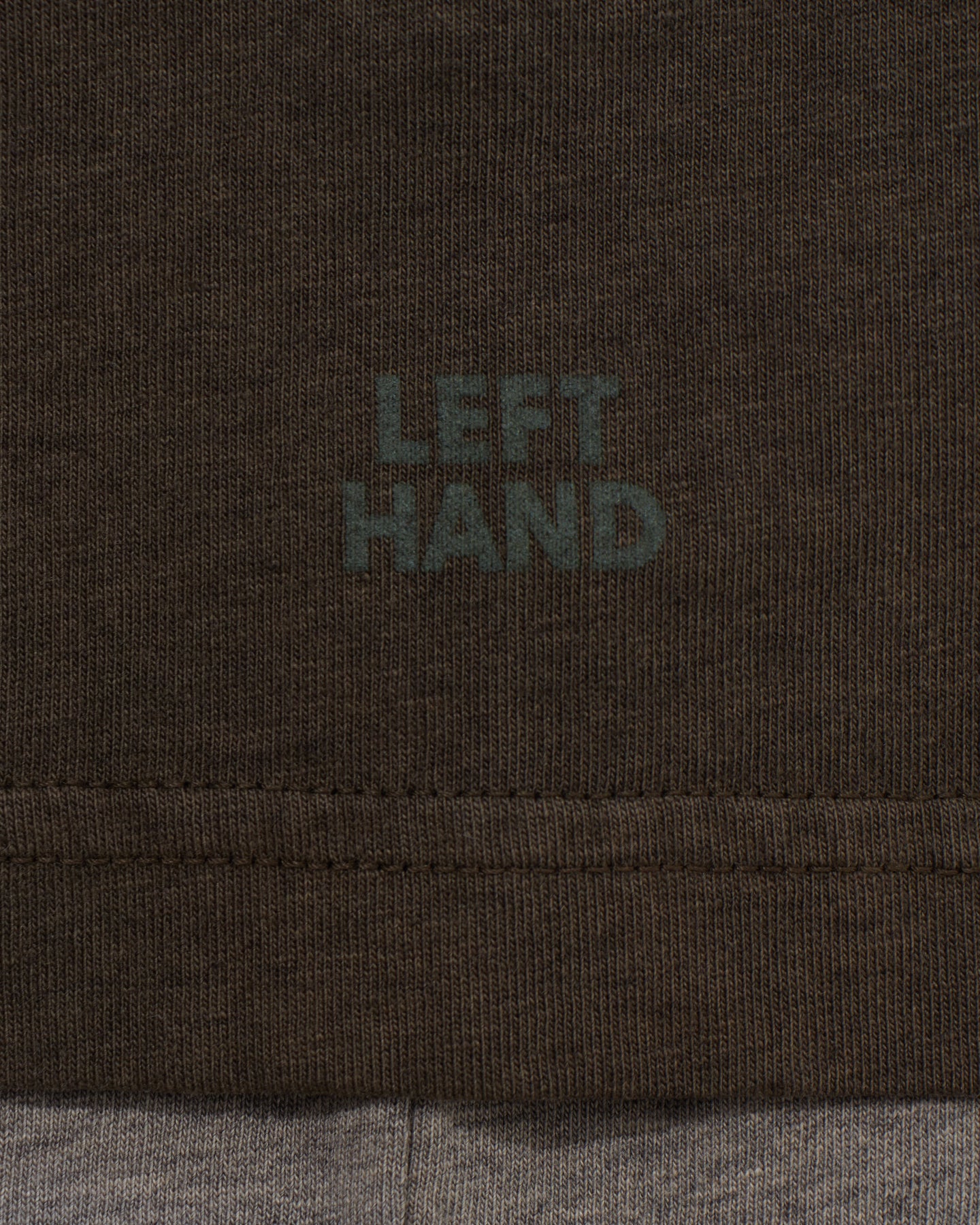 Left Hand Dip-Dye Tee Olive