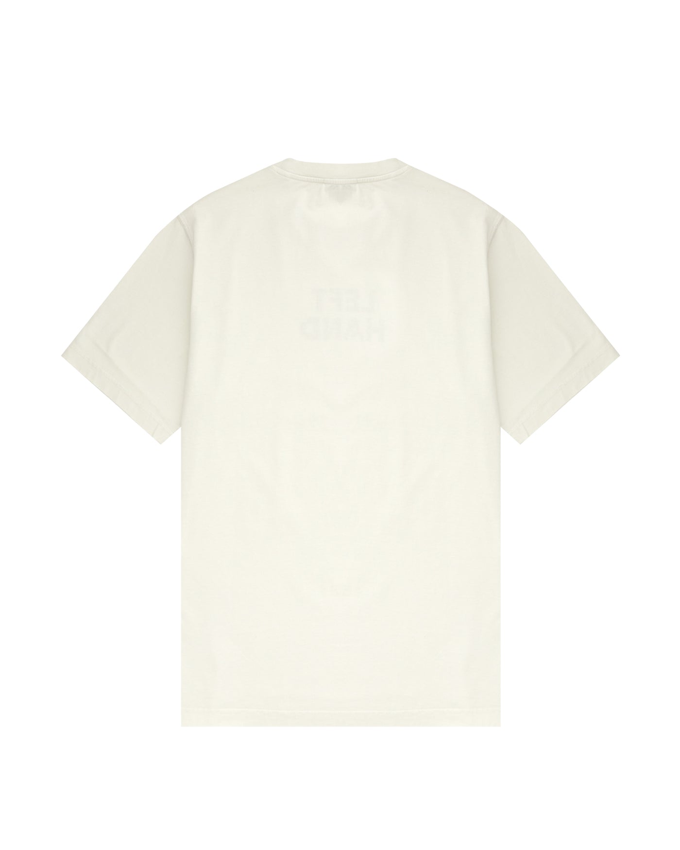 Distressed Graphic Tee Off White Left Hand Sportswear