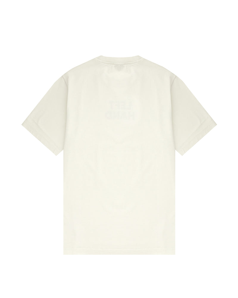 Distressed Graphic Tee - Off White
