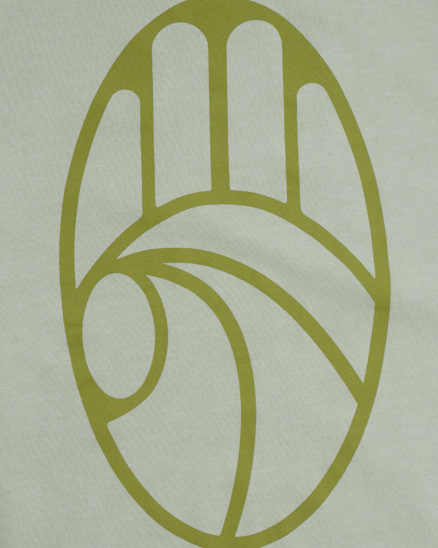Left Hand Hand Tee Light Green