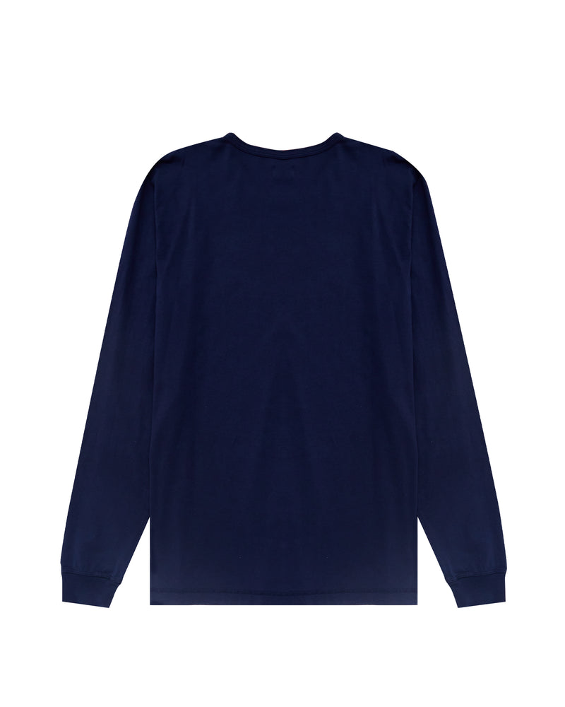 L/S Patch Pocket Tee Navy