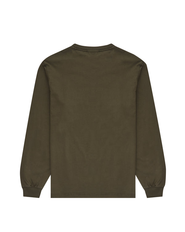 Louis Vuitton Military Green Cotton Damier Pocket Crewneck T-Shirt L Louis  Vuitton
