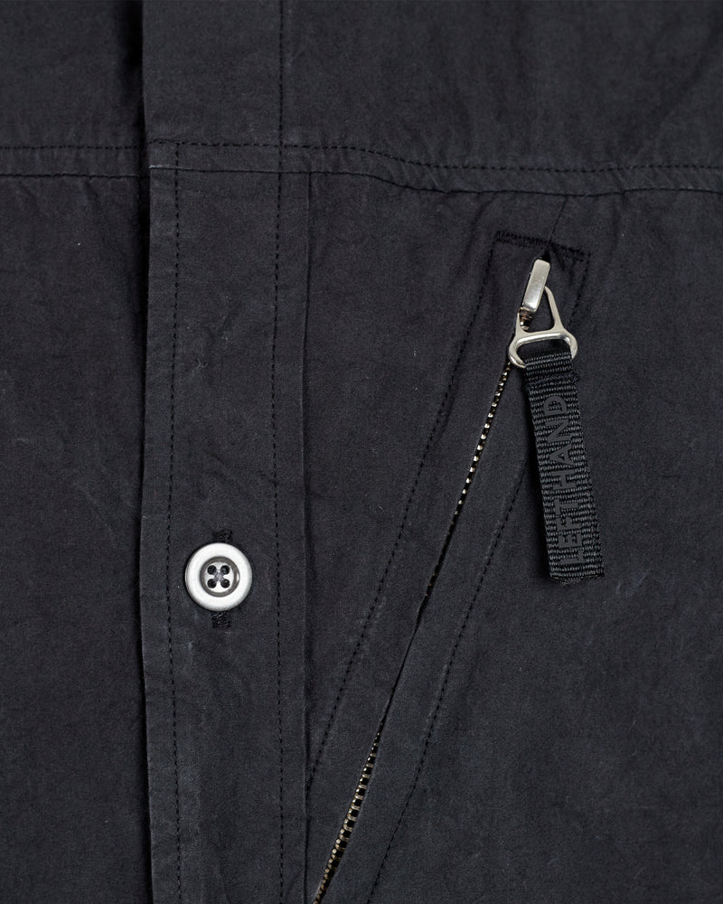 Zip Pocket Shirt - Black