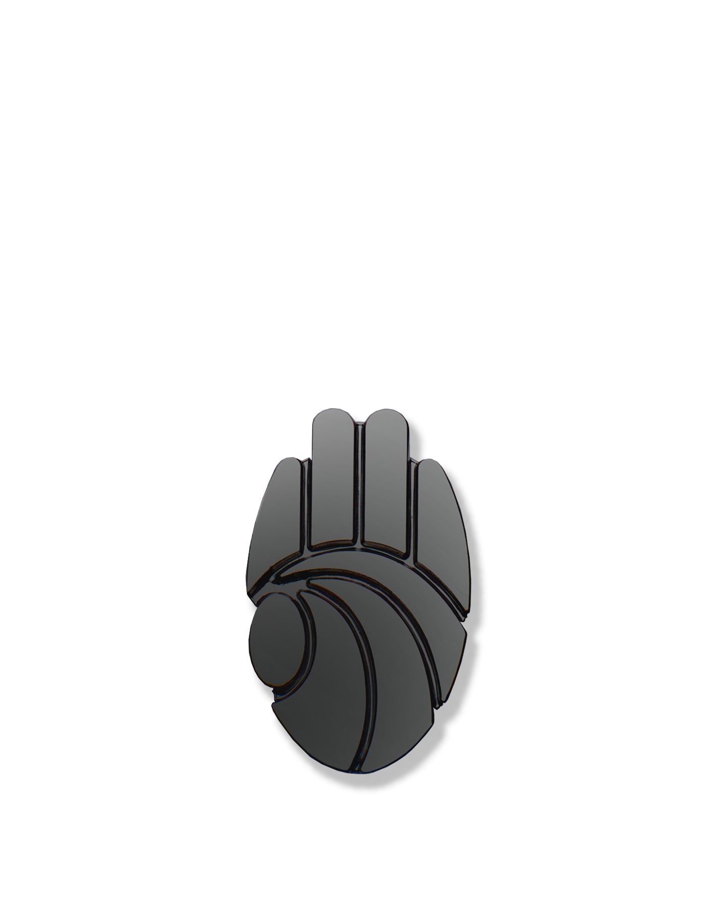 Left Hand Pin Badge Black | Left Hand Sportswear