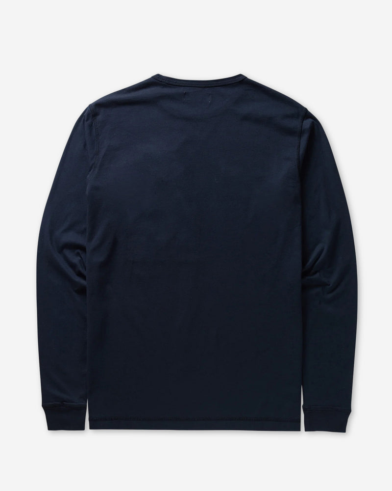 Left Hand L/S Pocket Tee Navy