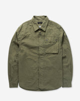 Left Hand Button Pocket Shirt Olive