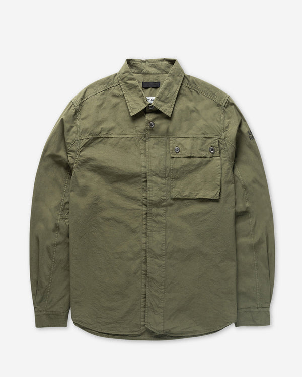 Left Hand Button Pocket Shirt Olive