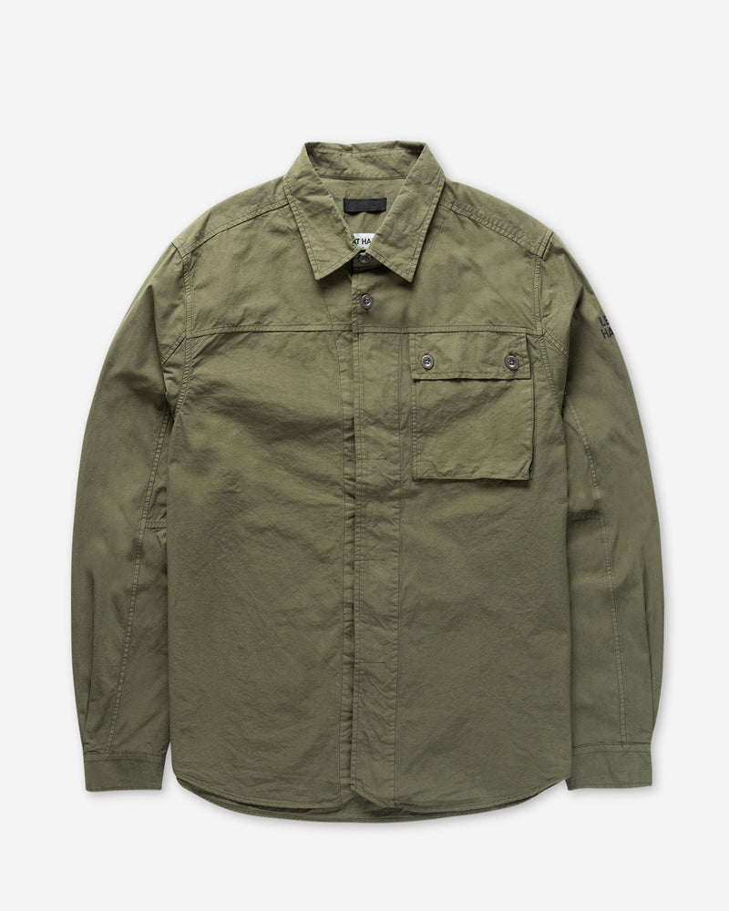 Left Hand Button Pocket Shirt Olive
