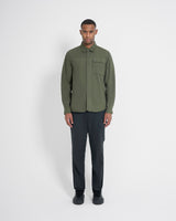 Left Hand Button Pocket Shirt Olive