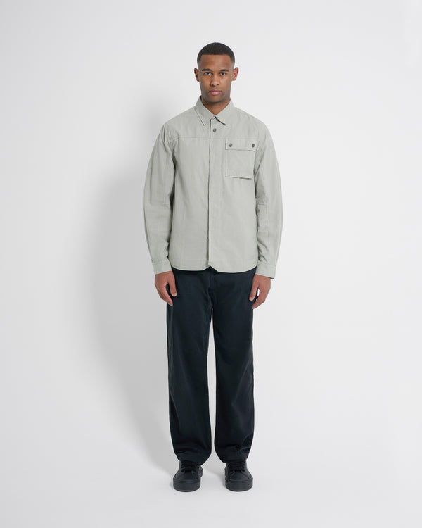 Left Hand Button Pocket Shirt Stone