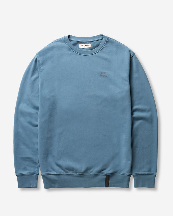 Left Hand Core Crew Sweat Mid Blue