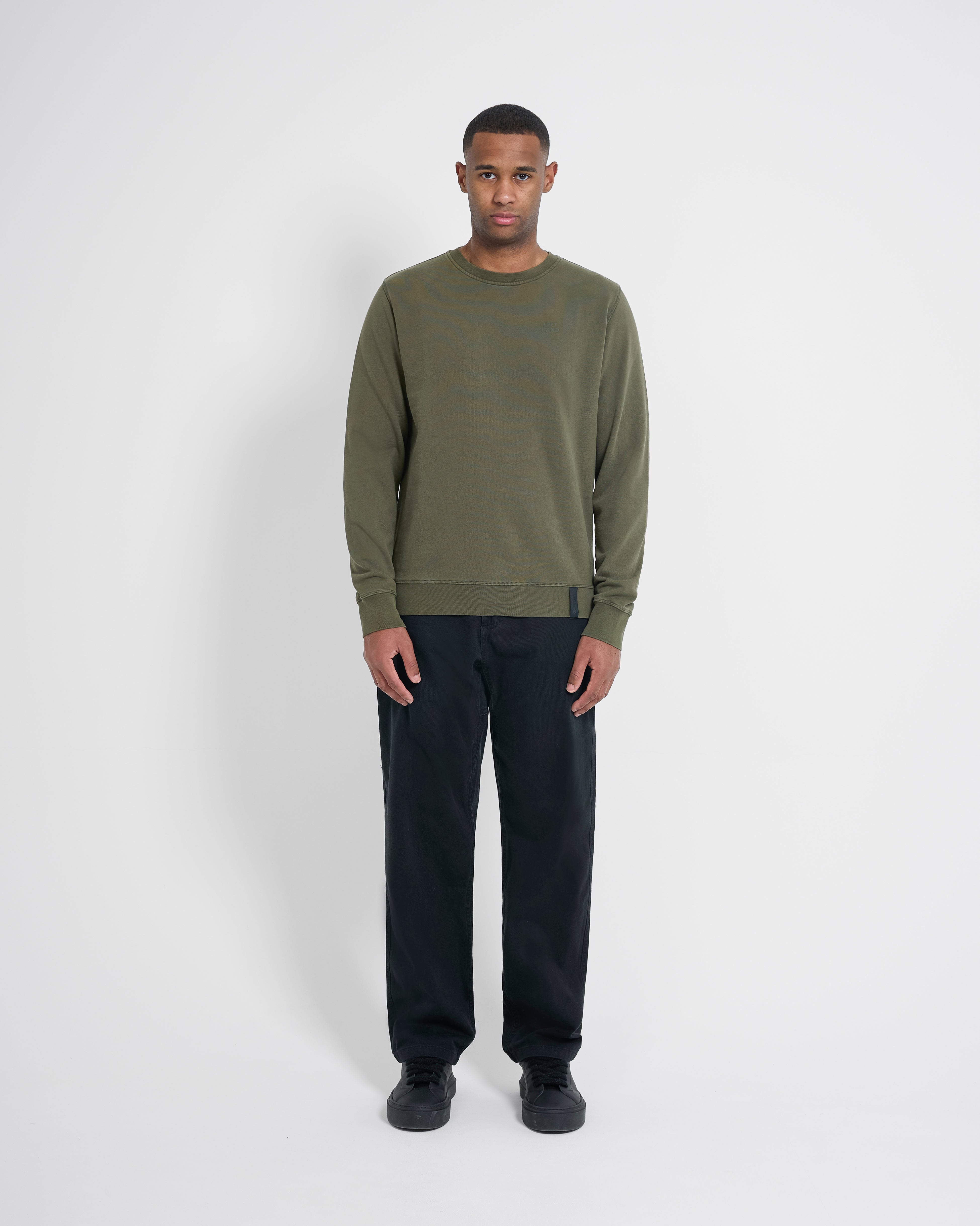 Left Hand Core Crew Sweatshirt Olive
