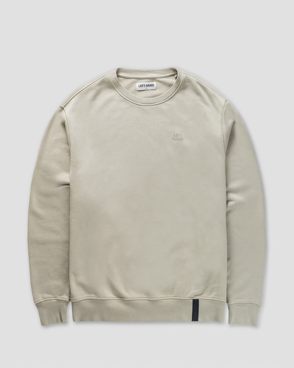 Left Hand Core Crew Sweat Stone
