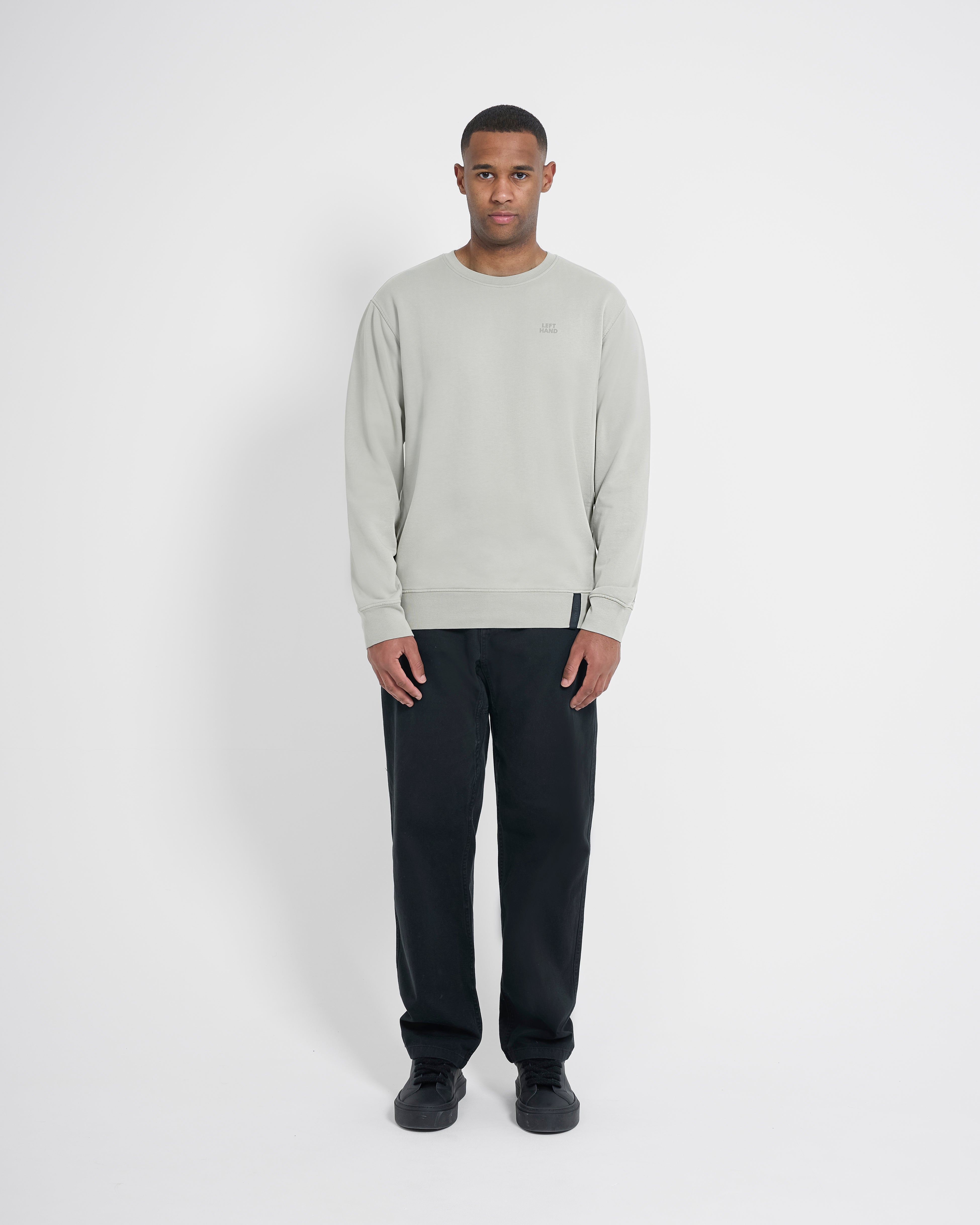 Left Hand Core Crew Sweat Stone