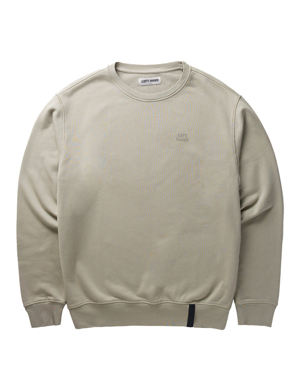 Left Hand Core Crew Sweat Stone