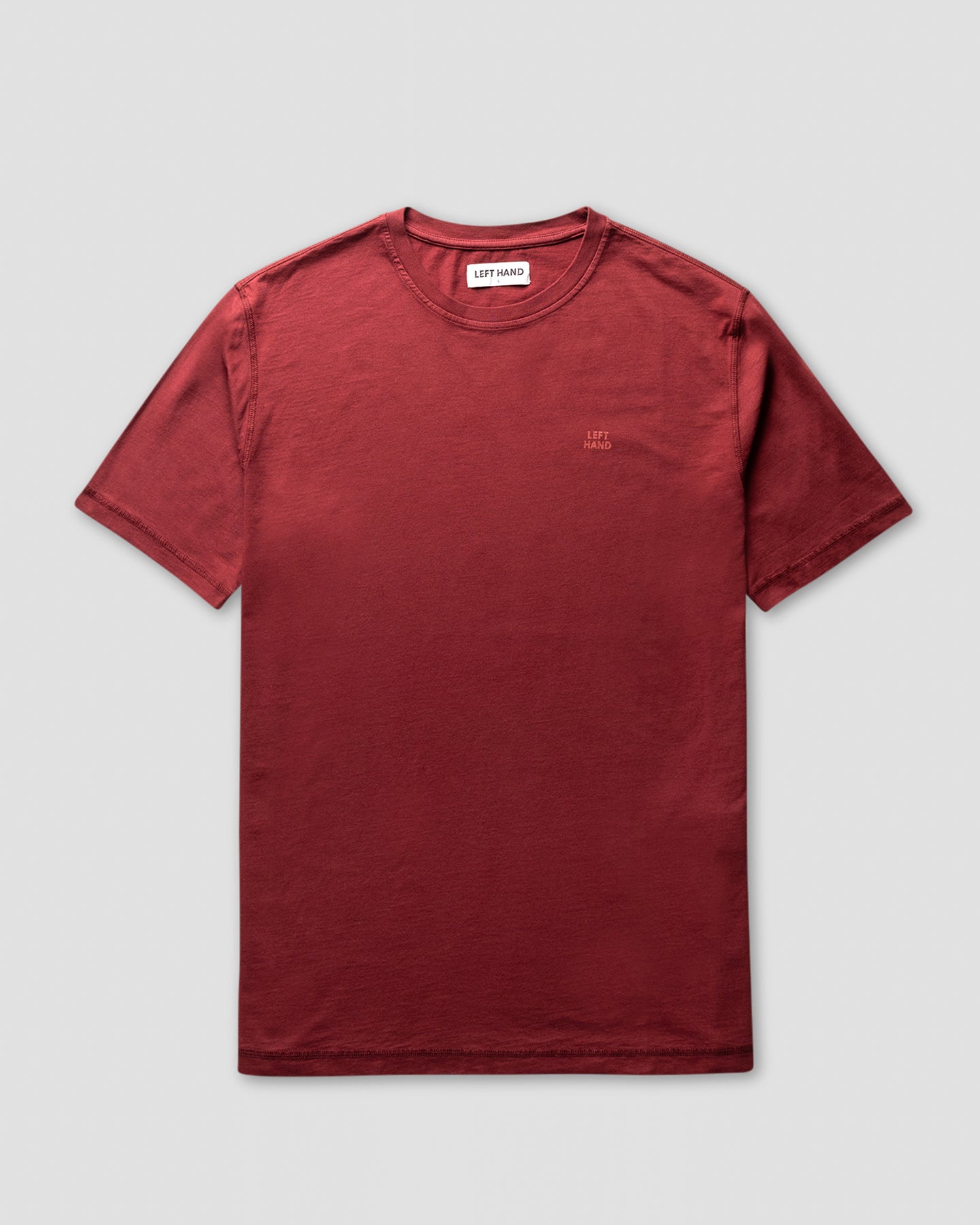 Left Hand Core Tee Burgundy