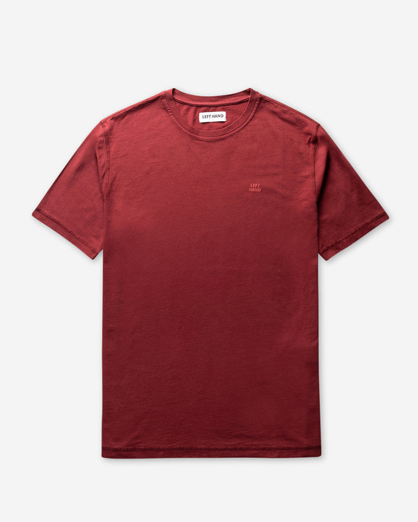 Left Hand Core Tee Burgundy