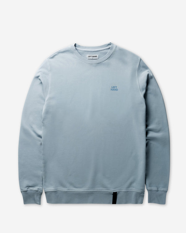 Left Hand Crew Sweatshirt Light Blue