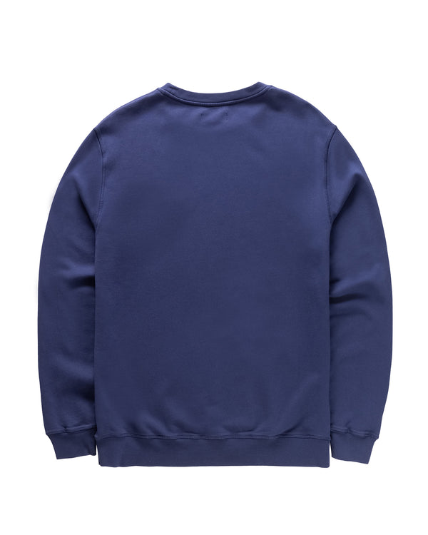 Left Hand Crew Sweatshirt Navy