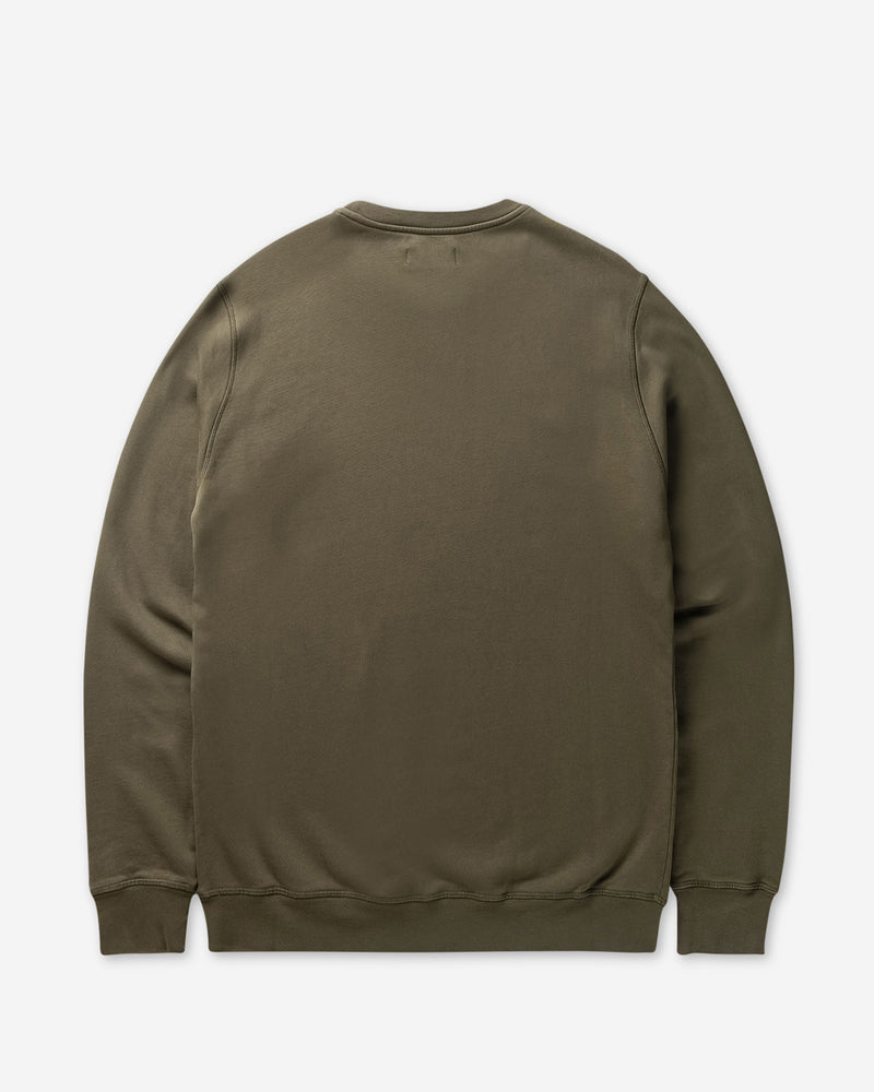 Left Hand Crew Sweatshirt Olive