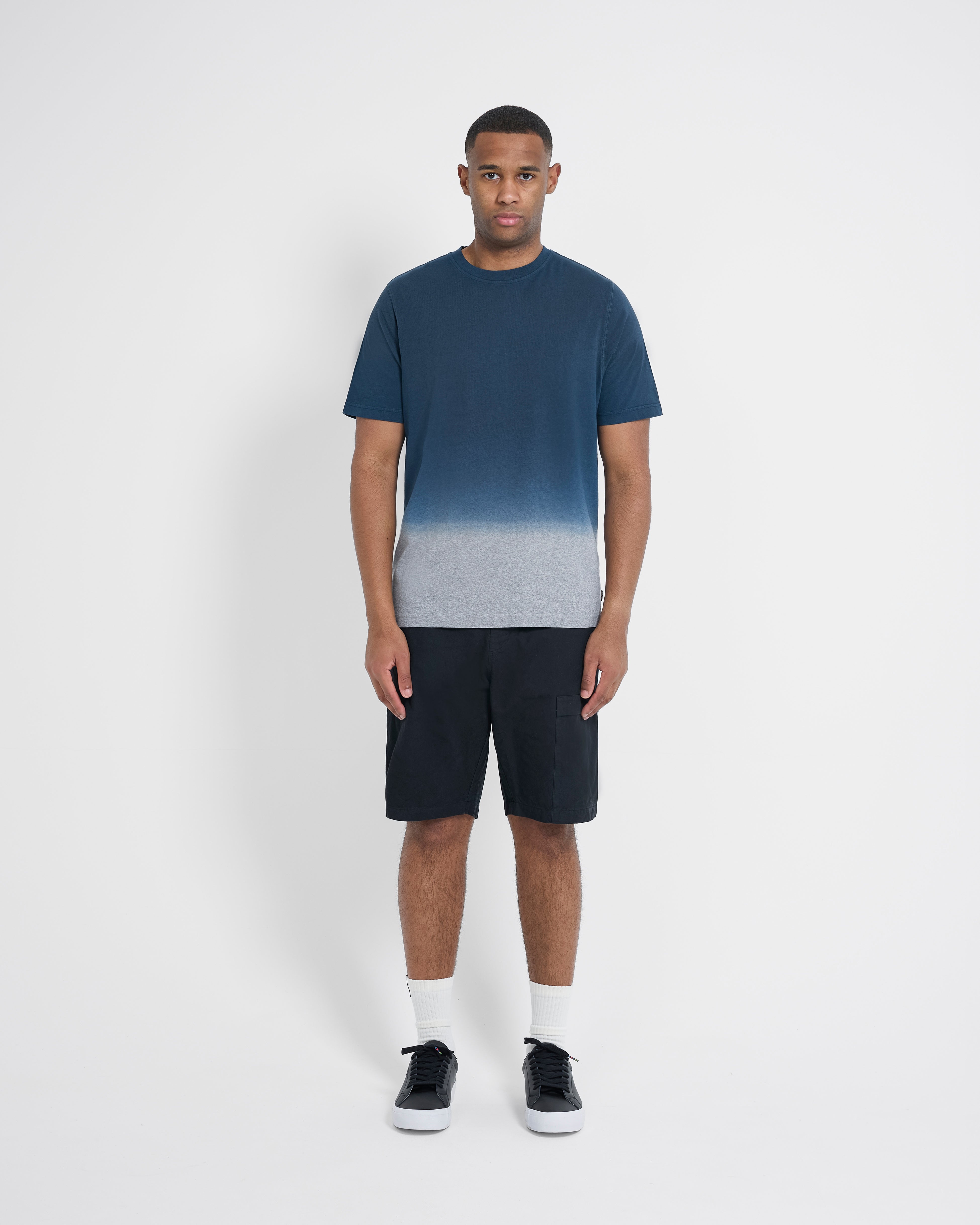 Left Hand Dip-Dye Tee Navy
