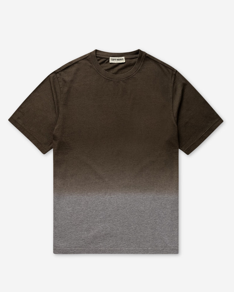 Left Hand Dip-Dye Tee Olive
