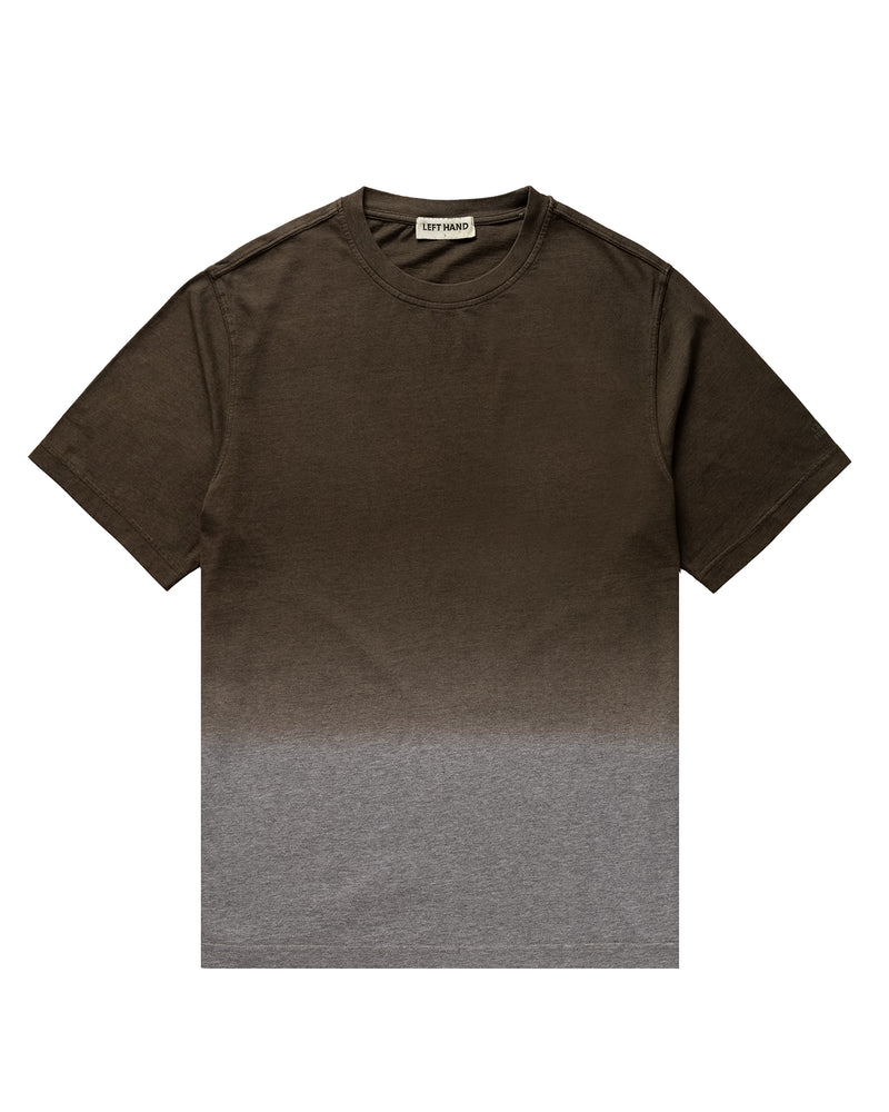 Left Hand Dip-Dye Tee Olive